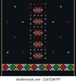 Indonesia Traditional Motif From Toraja For background And Tecture
