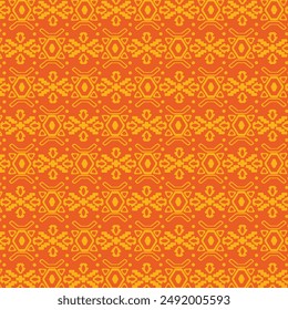 Indonesian Batik Background Pattern Vector
