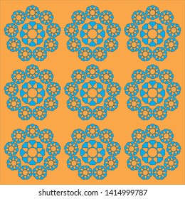 Indonesian batik background. Vector illustration
