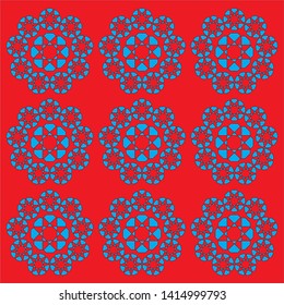 Indonesian batik background. Vector illustration