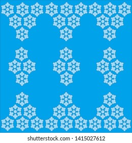 Indonesian batik background. Vector illustration