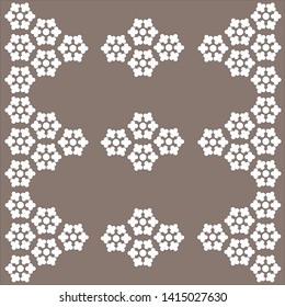 Indonesian batik background. Vector illustration