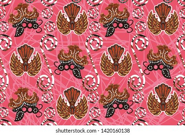 Indonesian batik designs with various styles