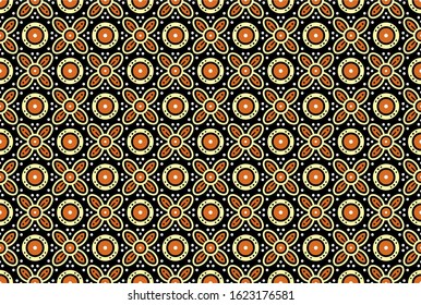 Indonesian Batik Kawung
traditional pattern from java indonesia