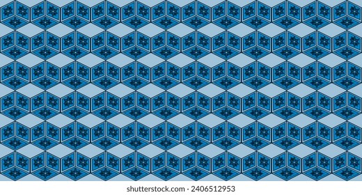 Indonesian Batik modern pattern design