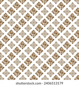 Indonesian Batik modern pattern design