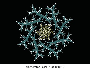 
Indonesian batik motif designs. Vector illustration