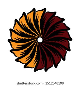 Indonesian batik motif designs. Vector illustration