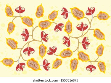 Indonesian batik motif, Batik is a technique  originated from Indonesia