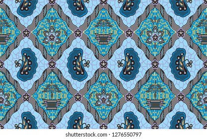 Indonesian batik motif, Batik is a technique of wax-resist dyeing applied to whole cloth, or cloth made using this technique originated from Indonesia
