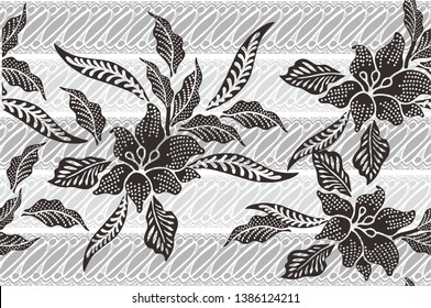  Indonesian batik motif, Batik is a technique of wax-resist dyeing applied to whole cloth, or cloth made using this technique originated from Indonesia