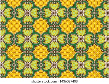 Indonesian batik motif, Batik is a technique of wax-resist dyeing applied to whole cloth, or cloth made using this technique originated from Indonesia