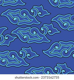 Indonesian batik motif vector, elegant and premium design.