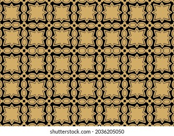 Indonesian batik motif with a very distinctive plant pattern. Exclusive vector for design