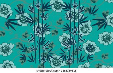 Indonesian Batik Motifs With Bamboo Patterns That Are Very Distinctive.