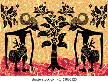 wayang vector images stock photos vectors shutterstock https www shutterstock com image vector indonesian batik motifs by displaying very 1463863523