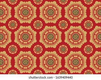 Indonesian batik motifs with the influence of Balinese decorative patterns are very typical
