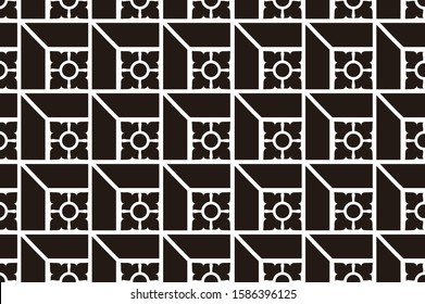 Indonesian batik motifs with patterns of flora, fauna and fields that are very distinctive