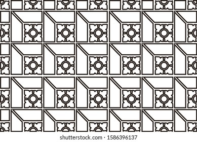Indonesian batik motifs with patterns of flora, fauna and fields that are very distinctive