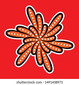 Indonesian batik motifs with various touches of modern colors