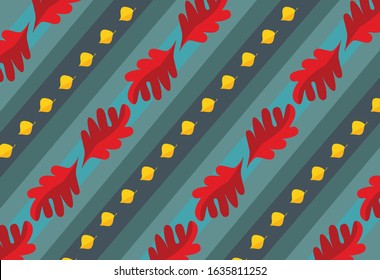 Indonesian batik motifs with very distinctive plant patterns
