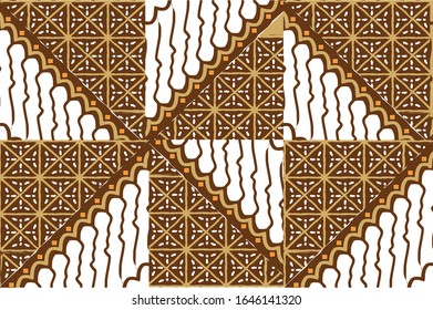 Indonesian batik motifs with very distinctive and very interesting patterns