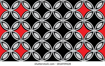 Indonesian batik motifs with very distinctive plant patterns. classic background, which is exclusive. vector. EPS 10