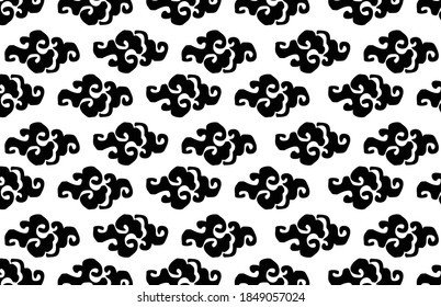 Indonesian batik motifs with very distinctive patterns. vector EPS 10