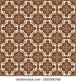Indonesian batik motifs with very distinctive patterns with smooth blend color.