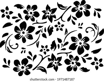 Indonesian Batik Motifs Very Distinctive Patterns Stock Vector (Royalty ...