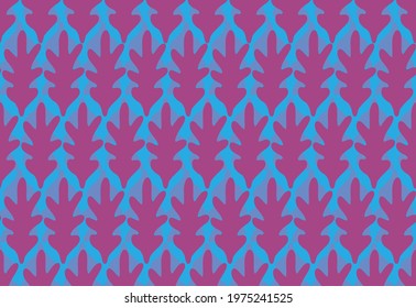 Indonesian batik motifs with very distinctive, exclusive plant patterns. vector EPS 10