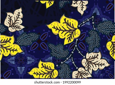 Indonesian batik motifs with very distinctive patterns. exclusive backgrounds. Vector Eps 10