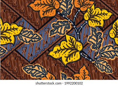 Indonesian batik motifs with very distinctive patterns. exclusive backgrounds. Vector Eps 10