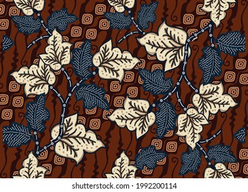 Indonesian batik motifs with very distinctive patterns. exclusive backgrounds. Vector Eps 10