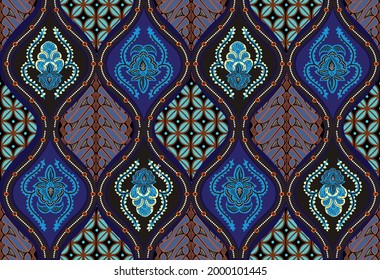 Indonesian batik motifs with very distinctive patterns. exclusive backgrounds. Vector Eps 10