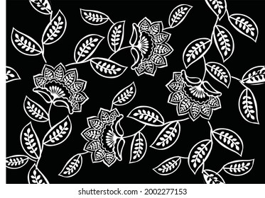 Indonesian batik motifs with very distinctive patterns. exclusive backgrounds. Vector Eps 10