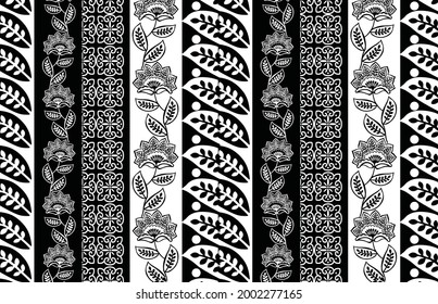 Indonesian batik motifs with very distinctive patterns. exclusive backgrounds. Vector Eps 10