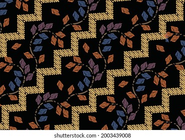 Indonesian batik motifs with very distinctive patterns. exclusive backgrounds. Vector Eps 10