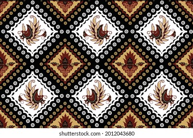 Indonesian batik motifs with very distinctive patterns. exclusive backgrounds. Vector Eps 10
