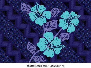 Indonesian batik motifs with very distinctive patterns. exclusive backgrounds. Vector Eps 10