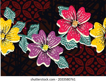 Indonesian batik motifs with very distinctive patterns. exclusive backgrounds. Vector Eps 10