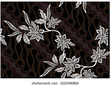 Indonesian batik motifs with very distinctive patterns. exclusive backgrounds. Vector Eps 10