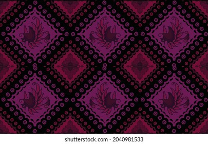 Indonesian batik motifs with very distinctive patterns. exclusive backgrounds. Vector Eps 10