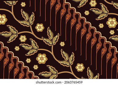 Indonesian batik motifs with very distinctive patterns. exclusive backgrounds. Vector Eps 10