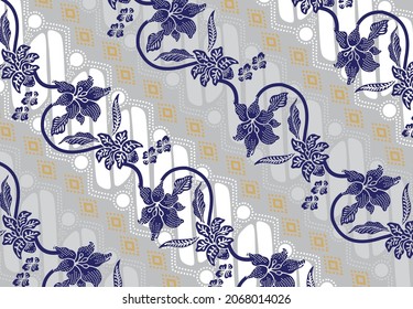 Indonesian batik motifs with very distinctive patterns. exclusive backgrounds. Vector Eps 10