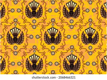 Indonesian batik motifs with very distinctive patterns. exclusive backgrounds. Vector Eps 10