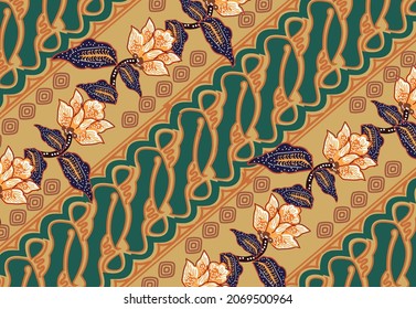 Indonesian batik motifs with very distinctive patterns. exclusive backgrounds. Vector Eps 10