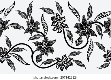 Indonesian batik motifs with very distinctive patterns. exclusive backgrounds. Vector Eps 10