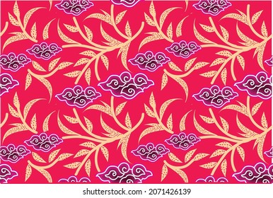 Indonesian batik motifs with very distinctive patterns. exclusive backgrounds. Vector Eps 10