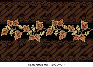 Indonesian batik motifs with very distinctive patterns. exclusive backgrounds. Vector Eps 10